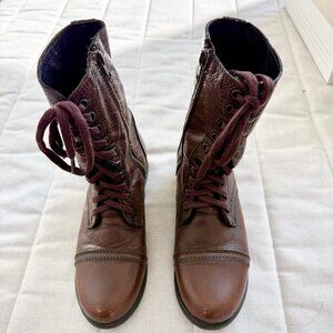 Steve Madden Leather Women's boots Brown 6.5